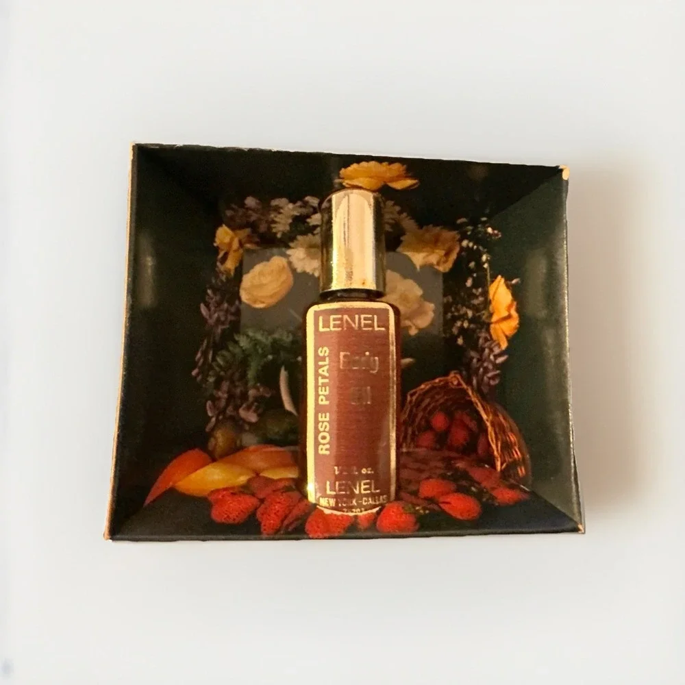 Rose Petals Body Oil‎ 0.5 Oz. By Lenel. Vintage. NIB